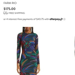 Farm rio multi color dress.